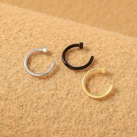 European And American Fashion Trend U-shaped Fake Nose Ring Without Piercing, Nose Nail Piercing Jewelry Manufacturer Wholesale sku image 9