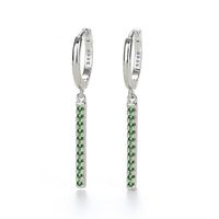 European And American S925 Silver Needle Tassel Fashion Earrings sku image 4