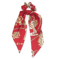 Foulard En Soie Noeud Papillon En Tissu Noeud Papillon Chouchou Avec Banderole De Fleurs Françaises sku image 6