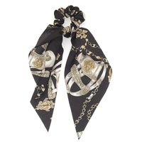 Foulard En Soie Noeud Papillon En Tissu Noeud Papillon Chouchou Avec Banderole De Fleurs Françaises sku image 7