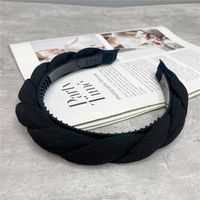 Autumn And Winter Twisted Headband Color New Headband Retro Mesh Temperament Headdress sku image 1