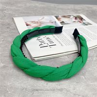 Autumn And Winter Twisted Headband Color New Headband Retro Mesh Temperament Headdress sku image 3