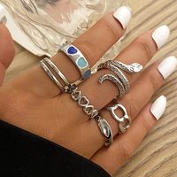 Fashion Women's Jewelry Dripping Love Snake Ring 6-piece Set sku image 1