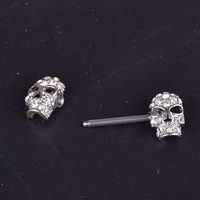 New Jewelry Diamond Skull Nipple Ring Jewelry main image 4