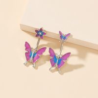 Creative Butterfly Umbilical Nail Dripping Oil Umbilical Button Piercing Jewelry main image 5
