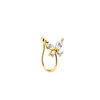 Jewelry Wholesale Non-perforation 9-piece Nose Ring Nose Clip Anti-allergic Rhinestone Nose Ring main image 5