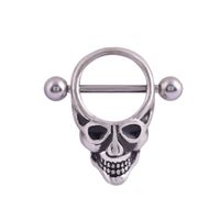 Fashion Skull Breast Ring Stainless Steel Jewelry Wholesale main image 2