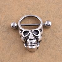 Fashion Skull Breast Ring Stainless Steel Jewelry Wholesale main image 3