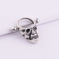 Fashion Skull Breast Ring Stainless Steel Jewelry Wholesale main image 4