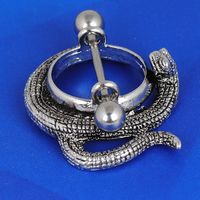 New Retro Snake-shaped Nipple Ring Nipple Nail Wholesale main image 5