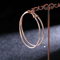 Fashion Fashion Geometric Hoop Earrings sku image 9