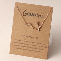 Geometric Alloy Plating Women's Necklace sku image 8