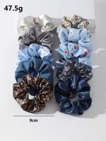 Simple Temperament Large Scrunchy Hair Ring Hair Rope Rubber Band main image 6