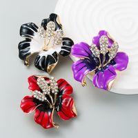 Color Flower Female Tide Personality Atmosphere Simple Pin Brooch main image 1