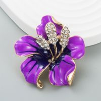 Color Flower Female Tide Personality Atmosphere Simple Pin Brooch main image 5