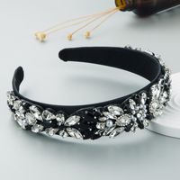 Autumn And Winter Fashion Baroque Color Rhinestone Headband main image 5