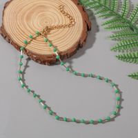 Bohemian Handmade Beaded Crystal Necklace Trend Color Pendant Jewelry main image 4