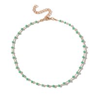Böhmische Handgemachte Perlen Kristall Halskette Trend Farbe Anhänger Schmuck main image 6