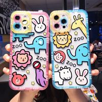 Fashion Illustration Animal Creative Soft Shell Cute Phone Case For Iphone main image 3