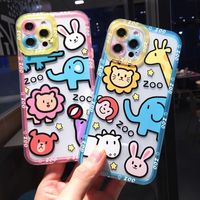 Fashion Illustration Animal Creative Soft Shell Cute Phone Case For Iphone main image 4