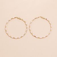 Fashion Simple Alloy Drip Earrings Personality Exaggerated Creative Round Earrings main image 5