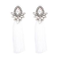 Nouveau Style Strass Longues Boucles D&#39;oreilles Gland Boucles D&#39;oreilles De Mode En Gros main image 4