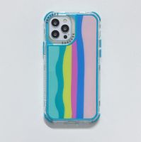 Cross-border New Arrival For  13 Phone Case  12 Rainbow Xs Three-in-one Glass 12pro Protective Case main image 6