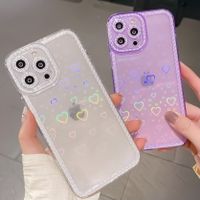 Fashion Laser Love Mobile Phone Case Transparent Suitable For Iphone Phone Case main image 1