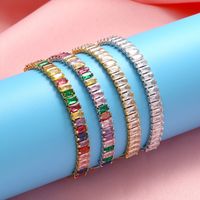 Fashion Geometric Copper Artificial Gemstones Bracelets main image 1