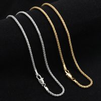 Corn Kernel Chain Copper Plated Color-preserving Chain Necklace Jewelry Accessories Pearl Chain main image 1