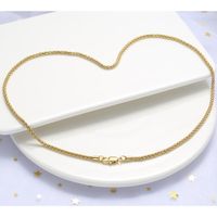 Corn Kernel Chain Copper Plated Color-preserving Chain Necklace Jewelry Accessories Pearl Chain main image 3