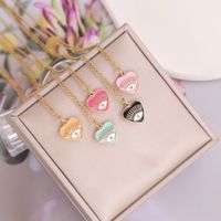 Stainless Steel 18K Gold Plated Fashion Plating Heart main image 1