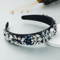 Autumn And Winter Fashion Baroque Color Rhinestone Headband sku image 2