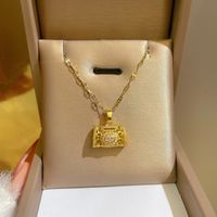 Nuevo Collar De Bolsa De Perfume Con Micro Incrustaciones Sentido De Alto Nivel De Exquisita Cadena De Clavícula sku image 1