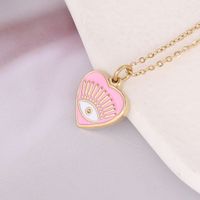 Stainless Steel 18K Gold Plated Fashion Plating Heart sku image 3