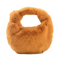 Fashion Shoulder Bag Texture Portable Plush Bag Dinner Bag main image 6