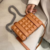 Autumn And Winter Solid Color Messenger Chain Bag Fashion One-shoulder Box Bag main image 1