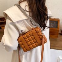 Autumn And Winter Solid Color Messenger Chain Bag Fashion One-shoulder Box Bag main image 3