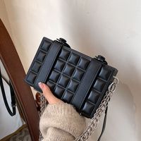 Autumn And Winter Solid Color Messenger Chain Bag Fashion One-shoulder Box Bag main image 4
