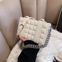 Autumn And Winter Solid Color Messenger Chain Bag Fashion One-shoulder Box Bag main image 5