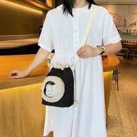 حقيبة صغيرة لطيفة أنثى 2022 حقيبة دلو شفاف يابانية جديدة متعددة الاستخدامات main image 3