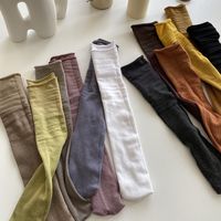 Tube Socks Japanese Retro Color Piled Cotton Stockings Wholesale main image 5