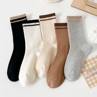 Socks Female Spring And Autumn Tube Socks Simple Student Socks main image 1