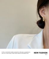 Retro Hollow Rune Earrings 2021 New Trendy Alloy Earrings Wholesale main image 10