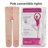 Wholesale Adecuado Para Niños De 3 A 5 Años De Edad, Bailando Encantadores Calcetines De Excavación De Color Rosa De Ballet main image 4