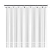 12pcs Of Stainless Steel Acrylic Transparent Shower Curtain Hook main image 7