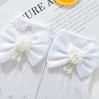 Spring And Summer New Children White Lace Bow Decoration Sunscreen Gloves main image 3