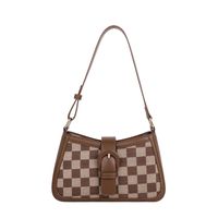 Autumn And Winter Checkerboard Messenger Bag Wholesale main image 6