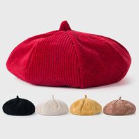 Autumn And Winter New Beret Female Retro Personality Octagonal Hat main image 3