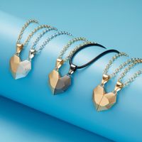 Mode Magnetische Anziehende Halskette Wunschstein Paar Nähende Halsketten main image 5